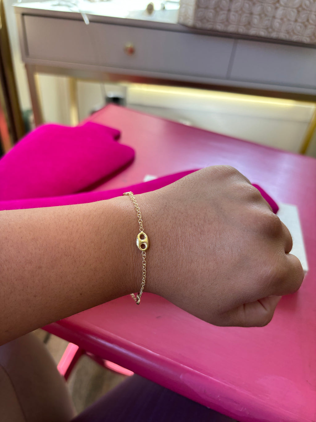 Gold Plated Mariner Bracelet