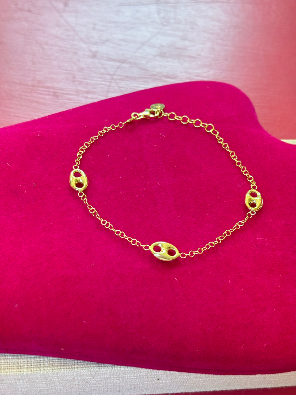 Gold Plated Mariner Bracelet