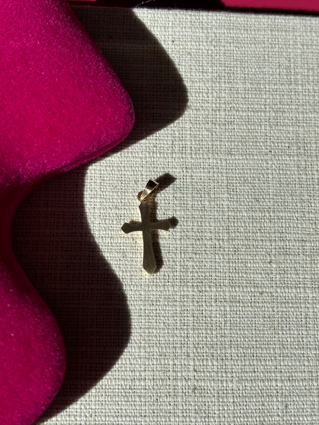 14k Polished Cross Pendant