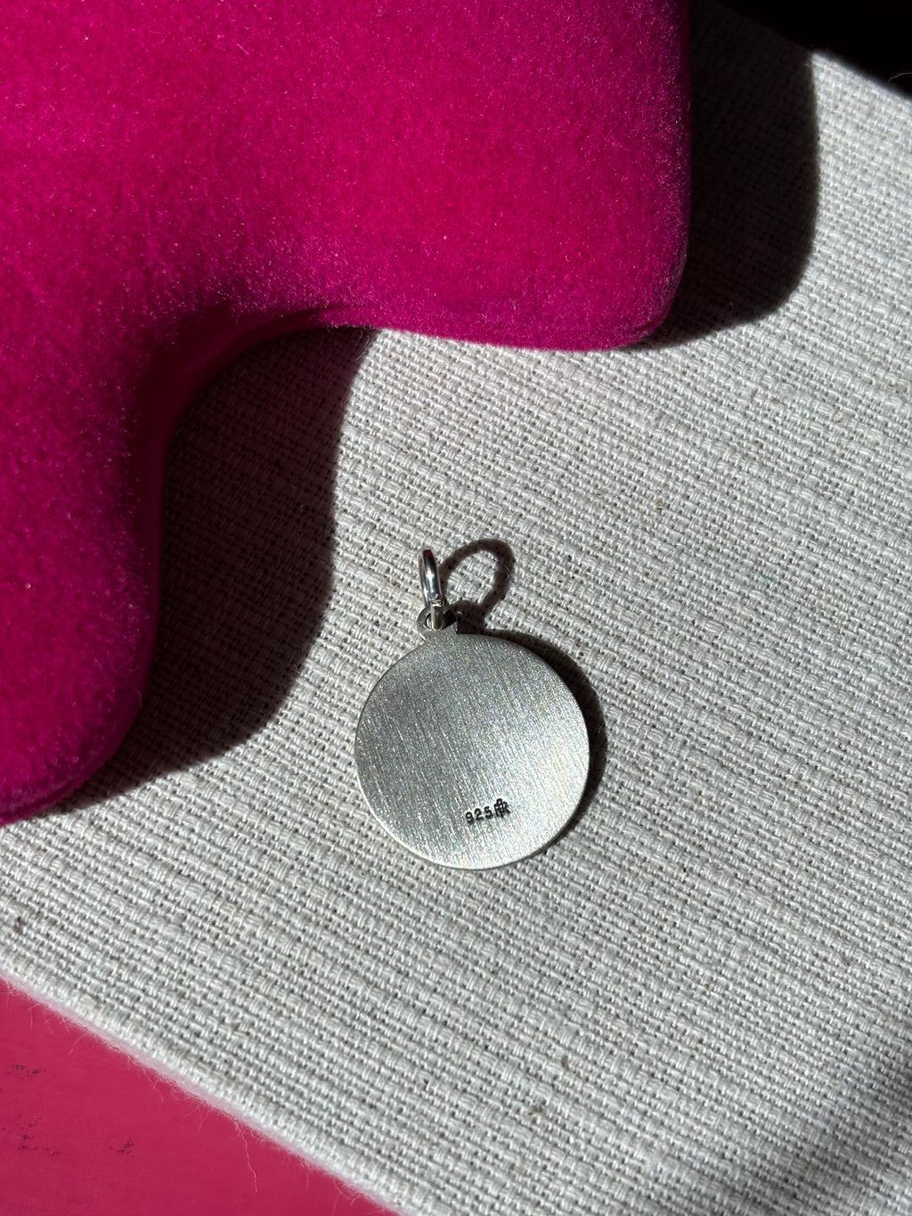 Sterling Silver Antiqued Our Lady of Mount Carmel Medal