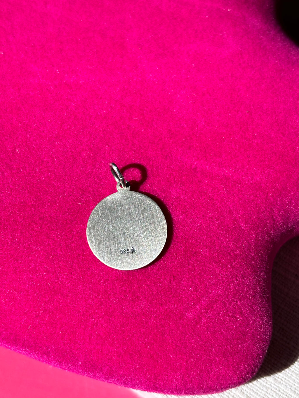 Sterling Silver Antiqued Our Lady of Mount Carmel Medal