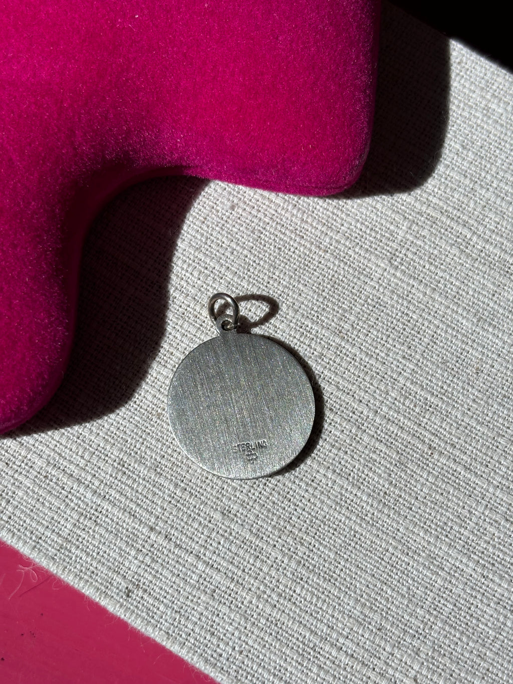 Sterling Silver 18 mm Round St. Francis of Assisi Medal