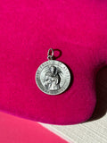 Sterling Silver 18 mm Round St. Francis of Assisi Medal