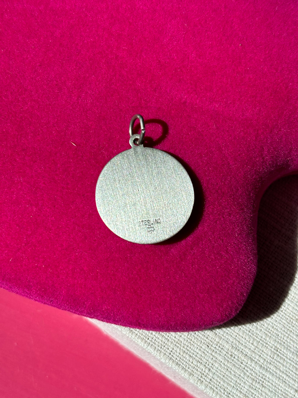 Sterling Silver 18 mm Round St. Francis of Assisi Medal