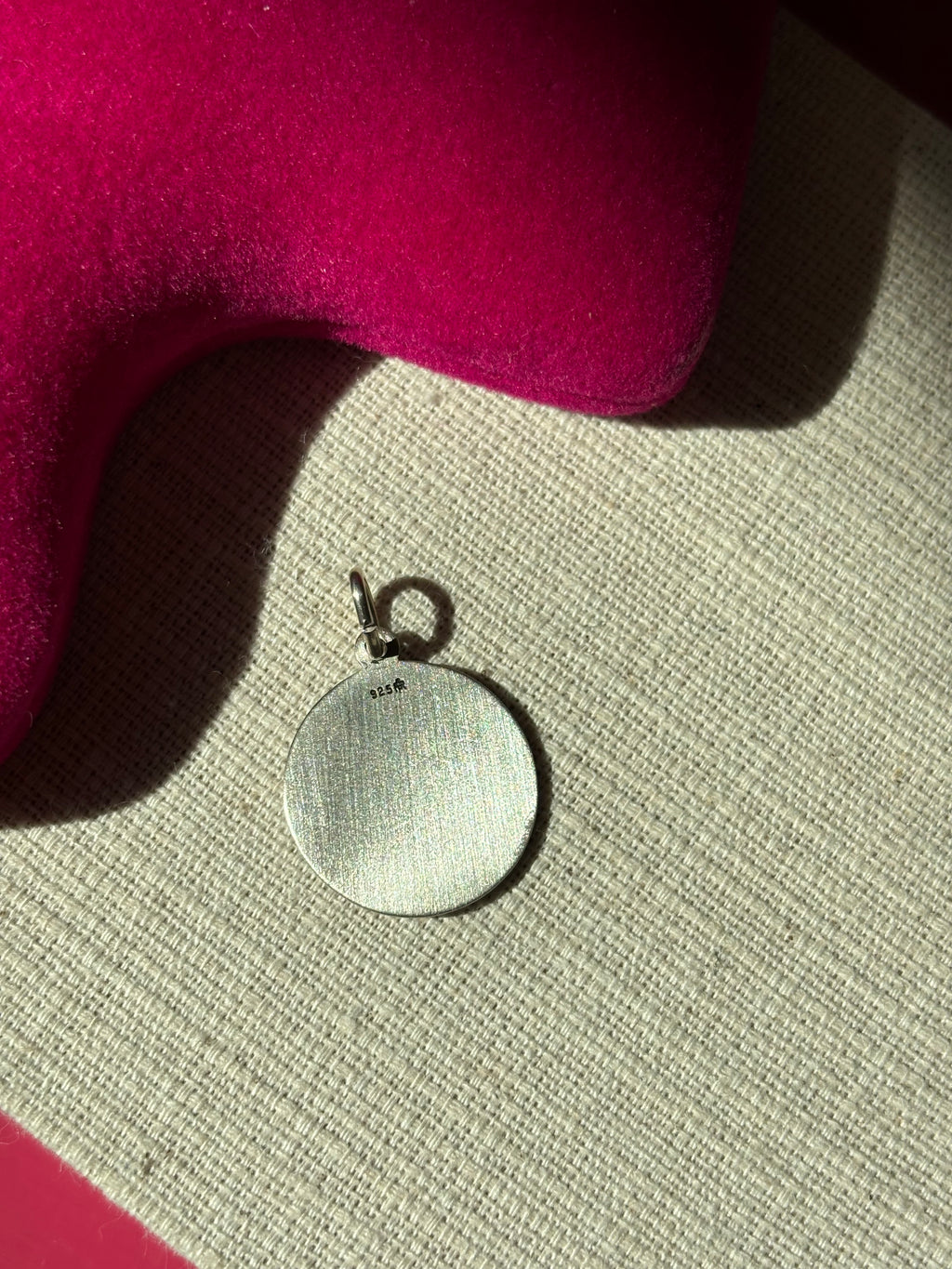 Sterling Silver 22 mm Round St. Francis of Assisi Medal