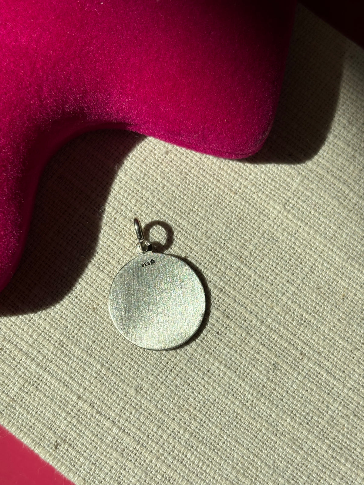 Sterling Silver 22 mm Round St. Francis of Assisi Medal