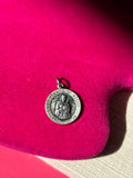 Sterling Silver 22 mm Round St. Francis of Assisi Medal