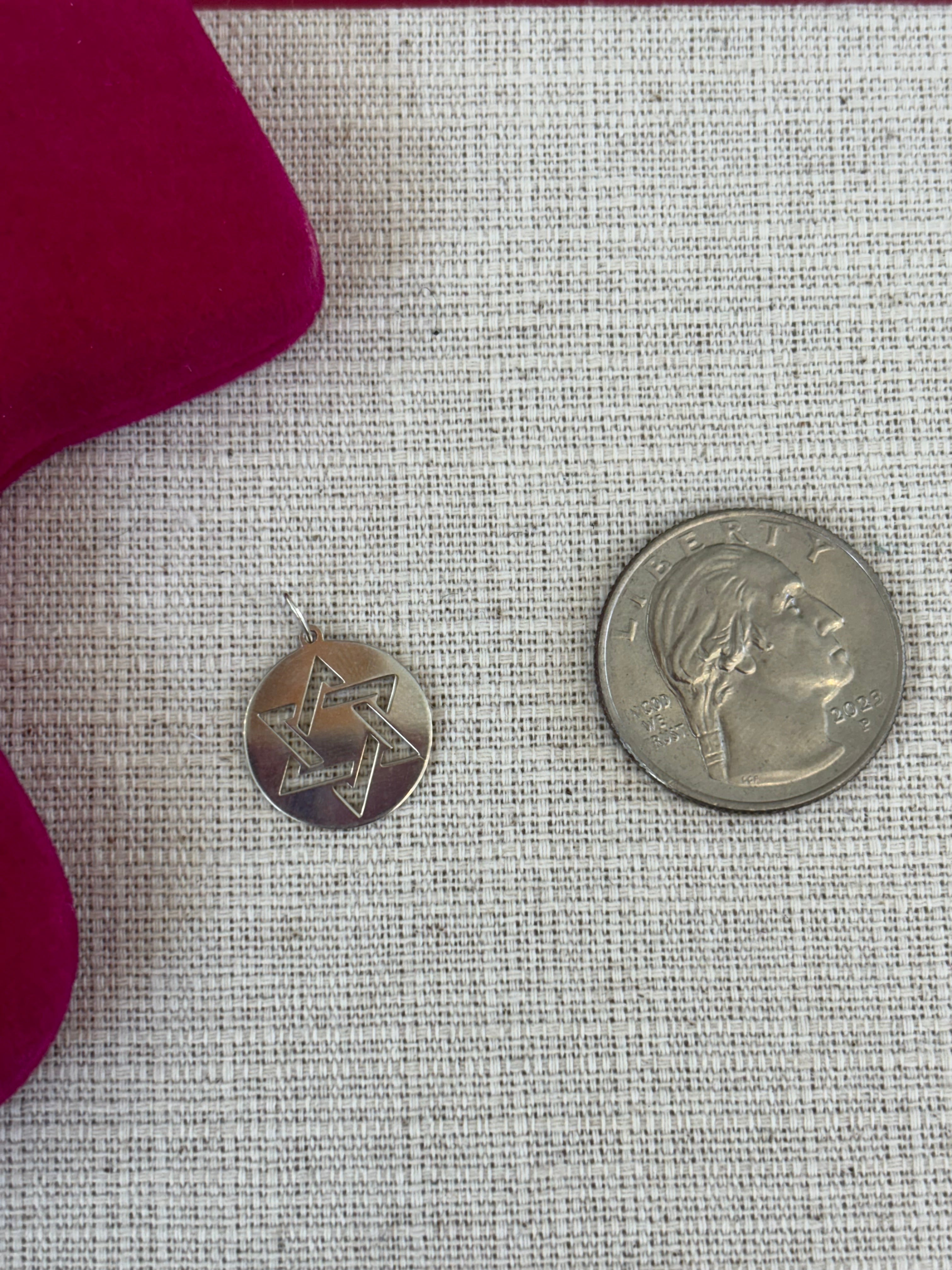 Sterling Silver Star of David Pendant