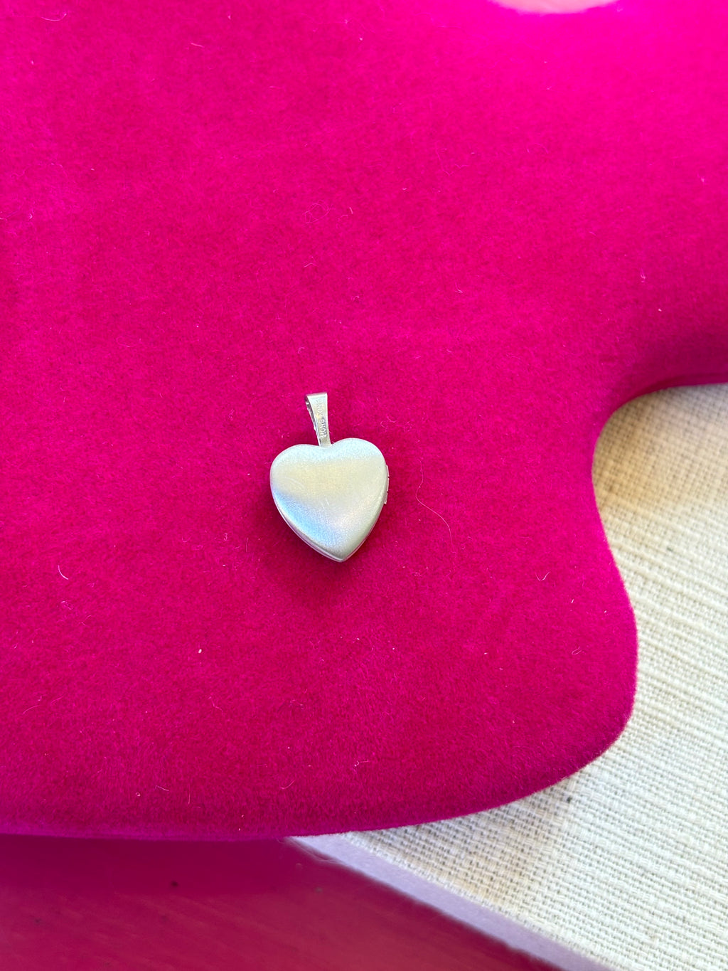 Sterling Silver Rhodium and Gold-plated and Diamond Angel 12mm Heart Locket
