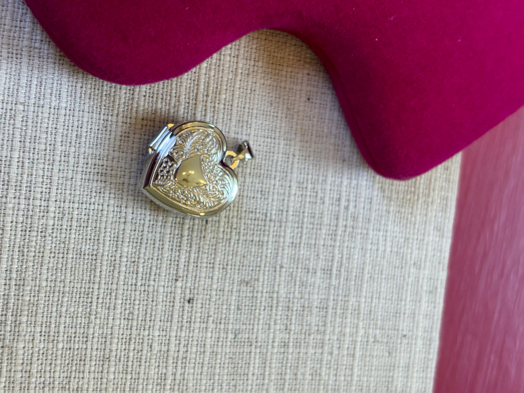 Sterling Silver Rhodium-plated Polished Floral Border