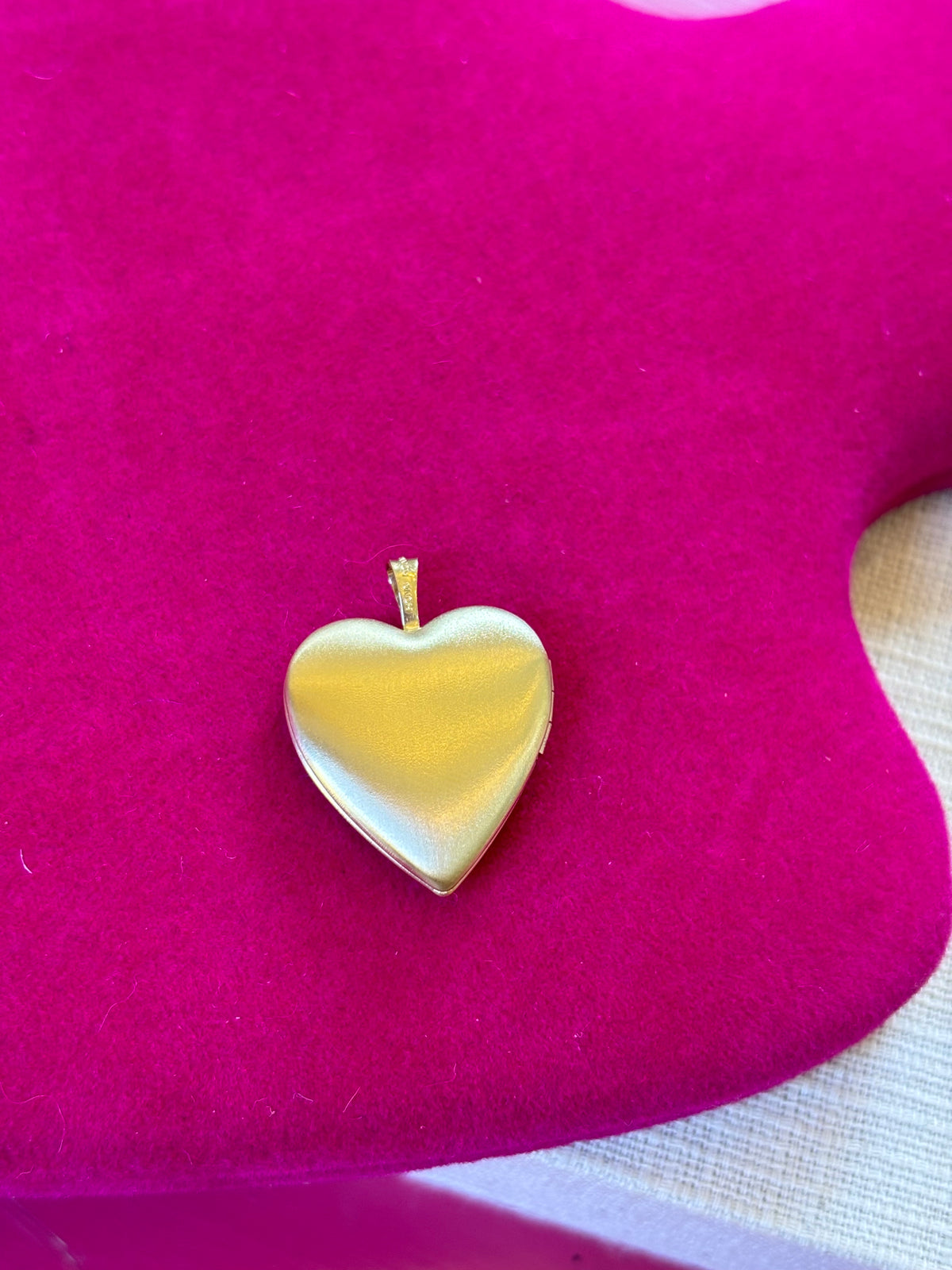 Sterling Silver Gold-plated Clover and Cross Heart Locket