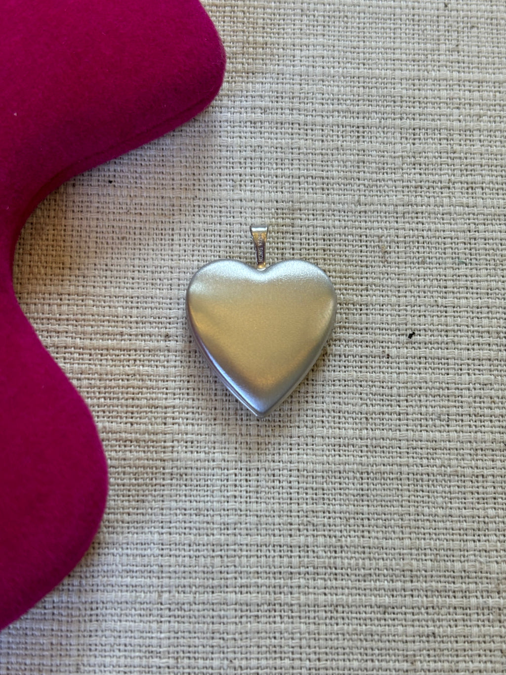 Sterling Silver Rhodium-plated Forever In My Heart Locket