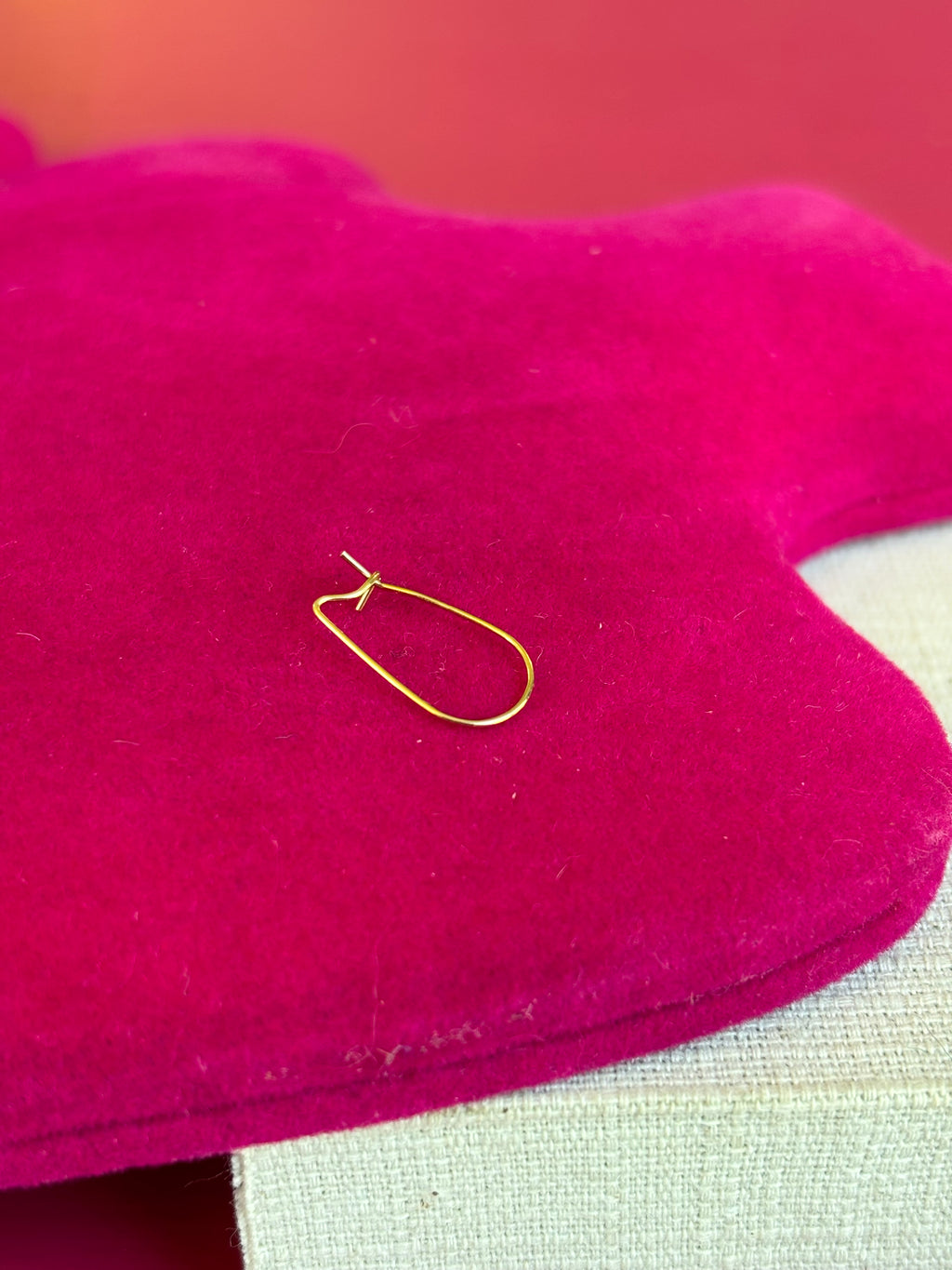 14k Single .027 inch Kidney Wire Component