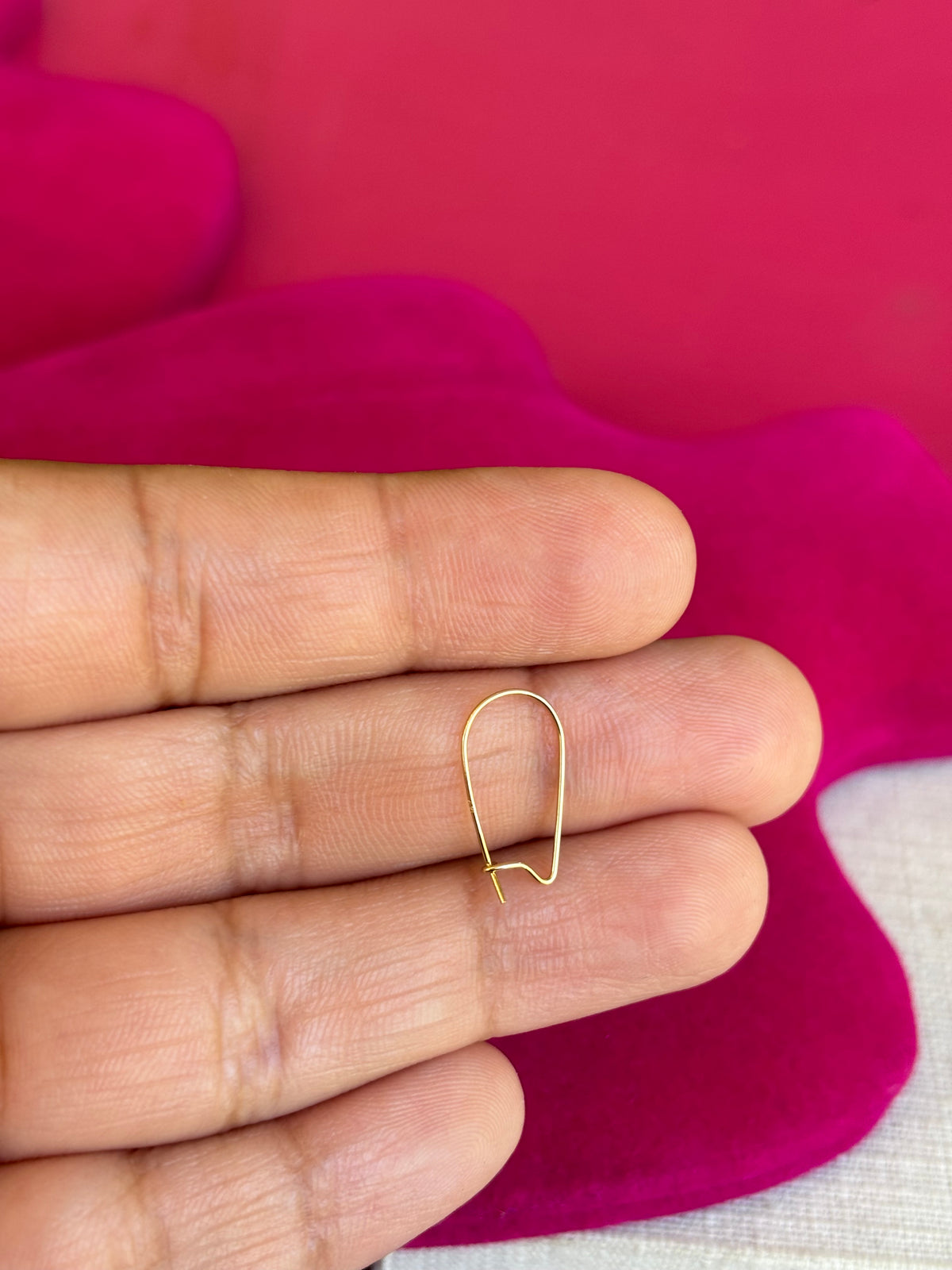 14k Single .027 inch Kidney Wire Component