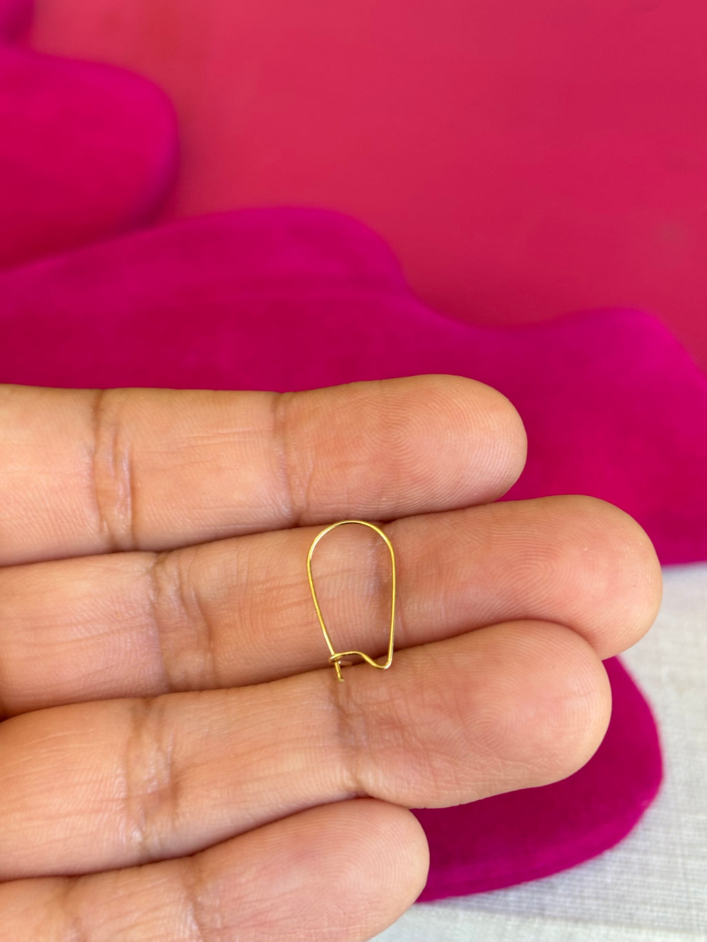 14k Single .027 inch Kidney Wire Component