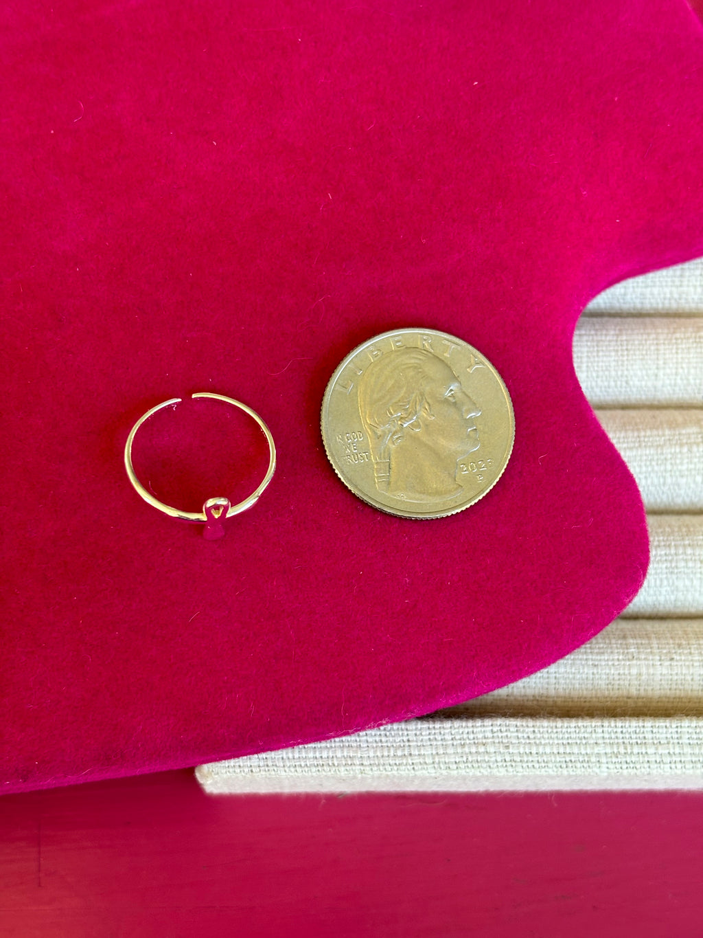 Sterling Silver Ankh (Egyptian Cross) Toe Ring