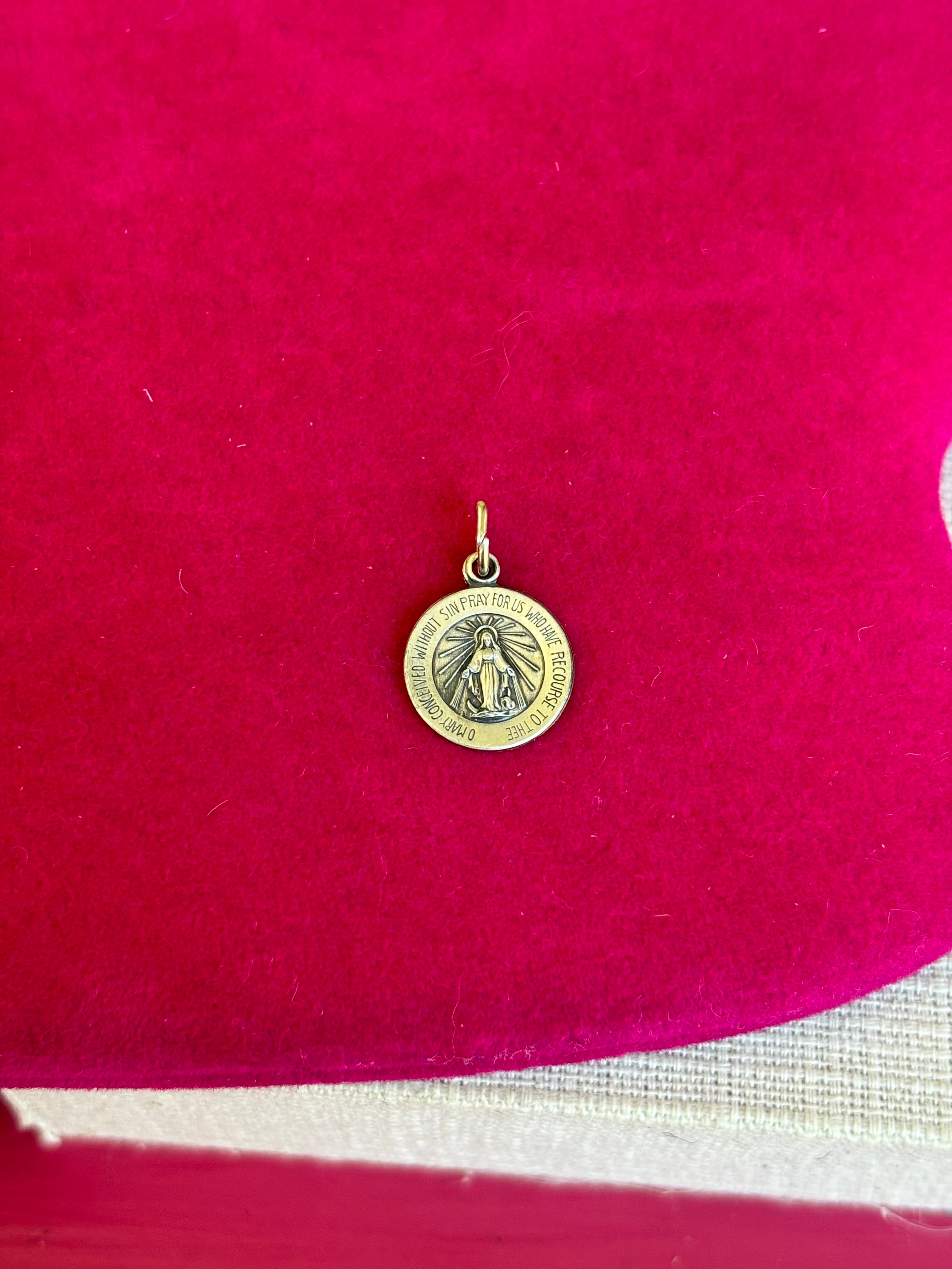Sterling Silver 22 mm Miraculous Medal