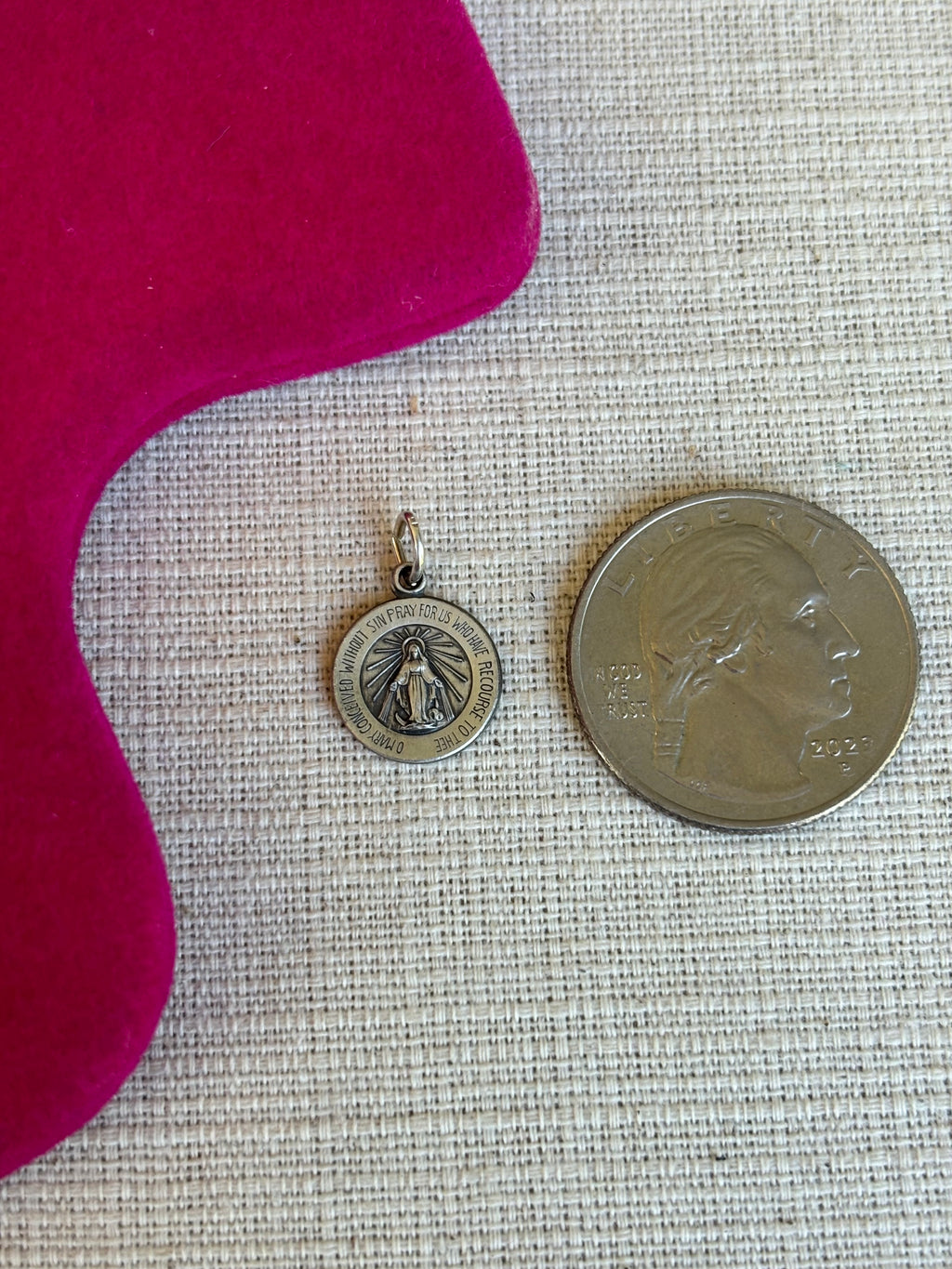 Sterling Silver 22 mm Miraculous Medal