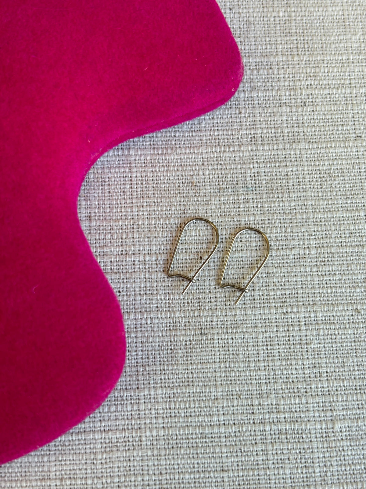 Sterling Silver Kidney Ear Wire Earring Top