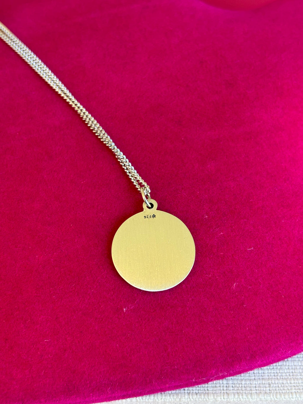 St. John the Baptist Sterling Silver Rhodium Plated 18” Necklace