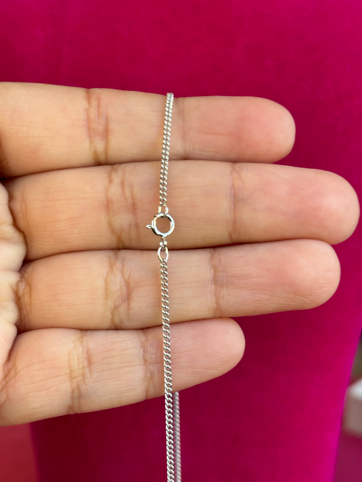 St. John the Baptist Sterling Silver Rhodium Plated 18” Necklace
