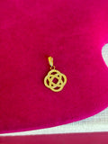 14K Small Celtic Eternity Knot Circle Charm
