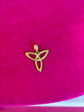 14K Trinity Celtic Symbol Charm