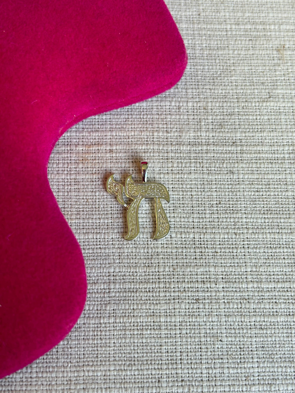 Sterling Silver Chai Pendant