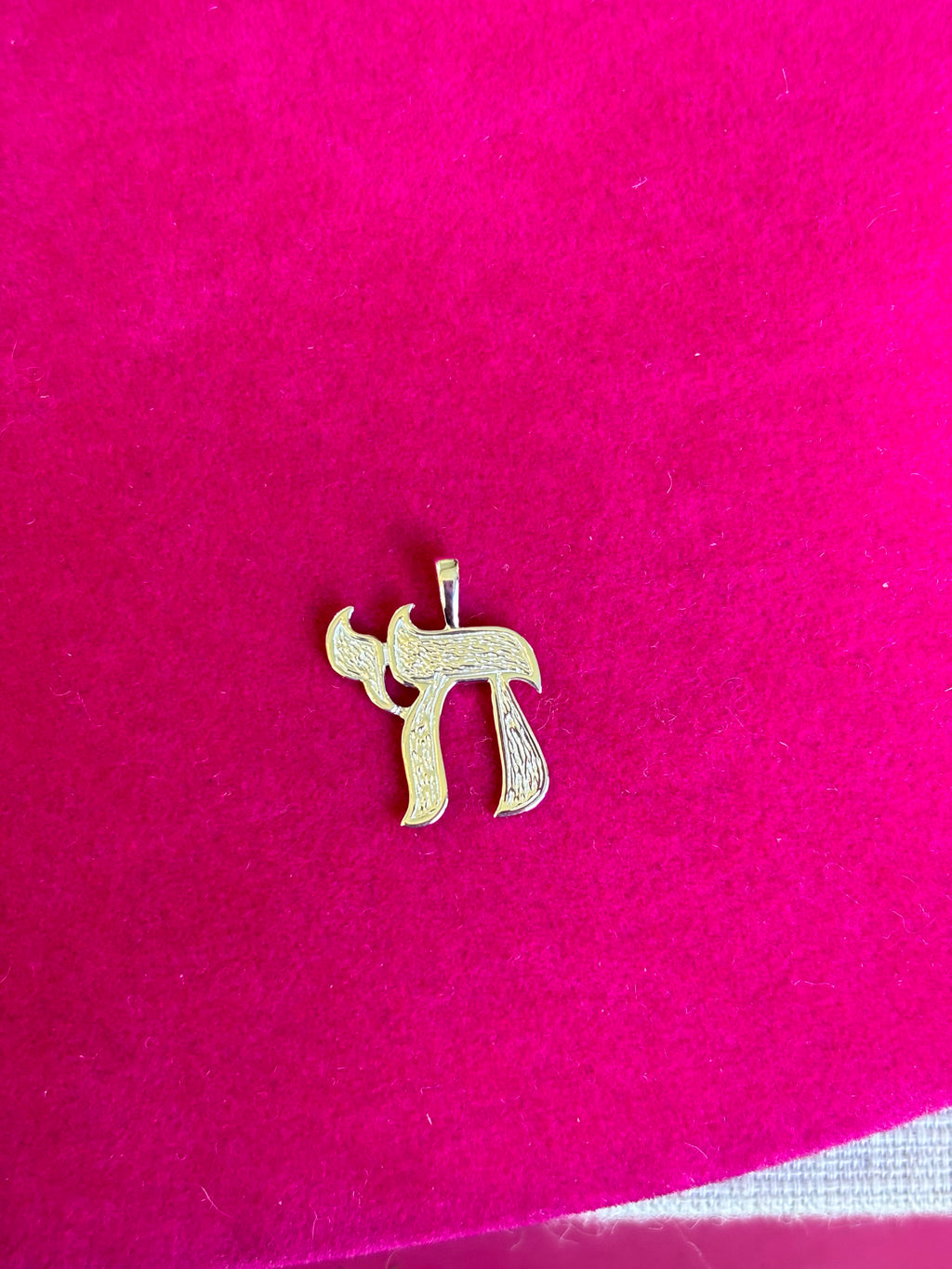 Sterling Silver Chai Pendant