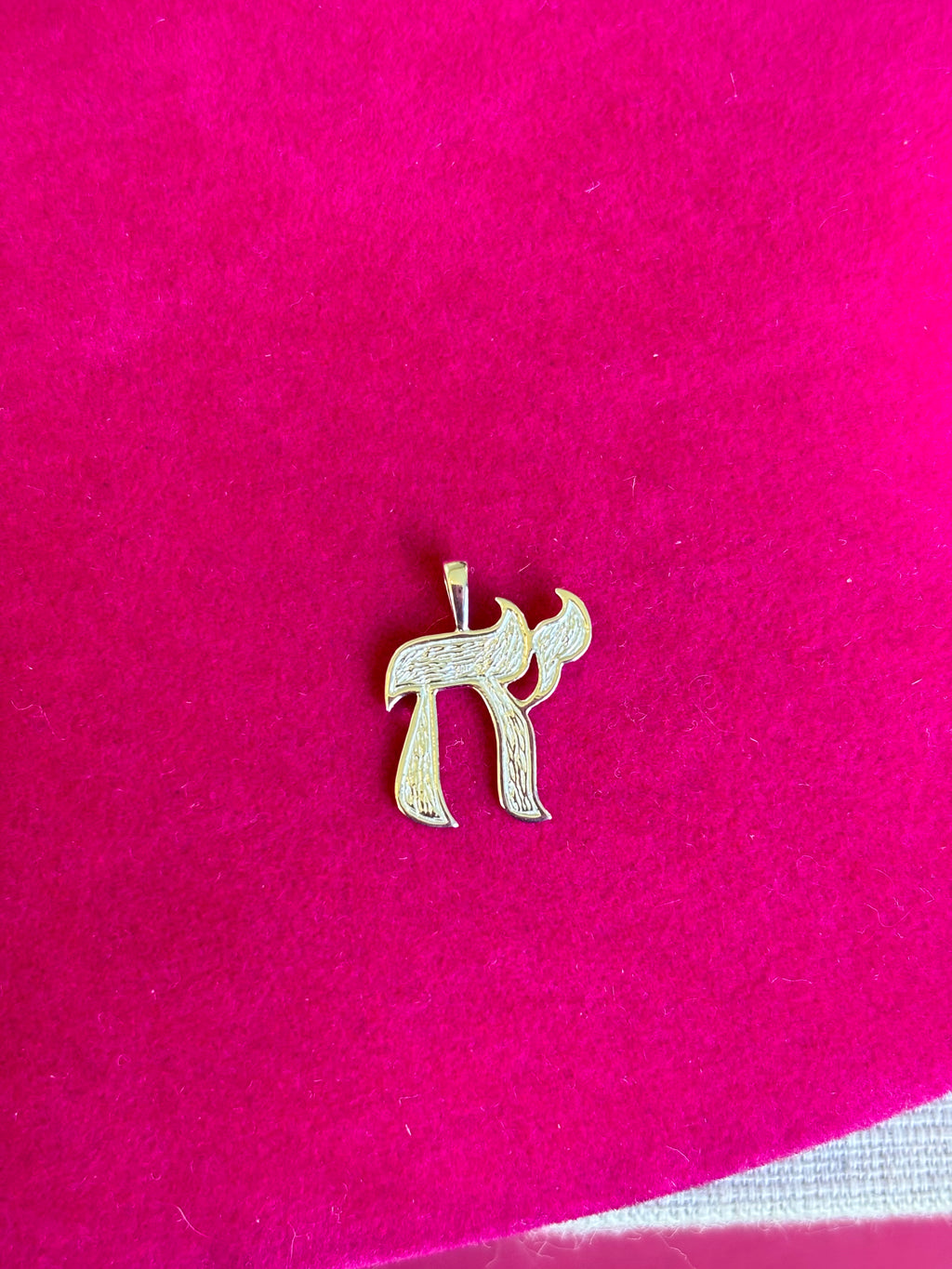Sterling Silver Chai Pendant