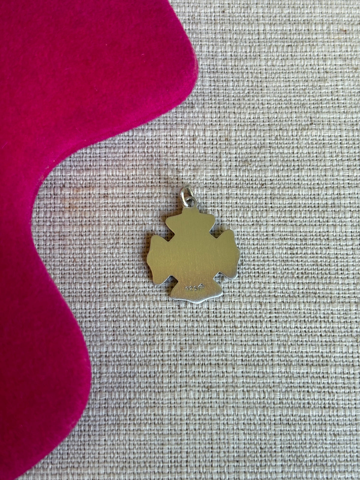 Sterling Silver 25 mm St. Florian Medal Pendant
