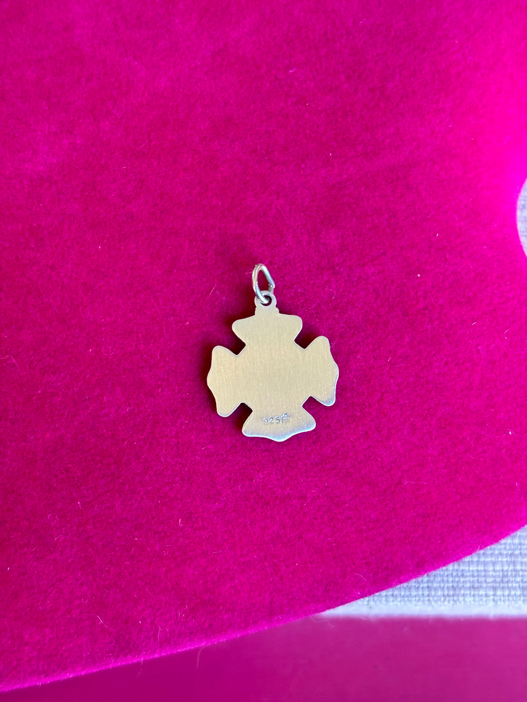 Sterling Silver 25 mm St. Florian Medal Pendant