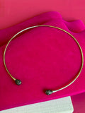 Stainless Steel Polished with Hematite Flexible Neck Wire