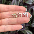 14k Rose White Yellow Gold Chai Charm Pendant