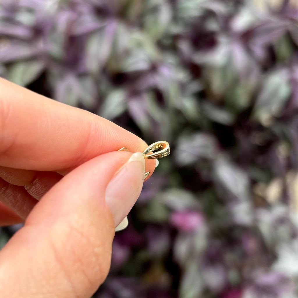 10k or 14k Gold Hebrew Chai Charm Pendant