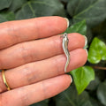Sterling Silver Italian Horn Corno Pendant