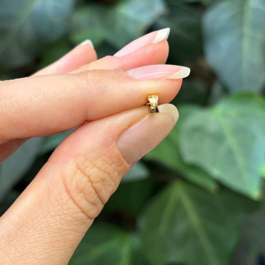 14k Yellow Gold Our Lady of Guadalupe Oval Medal Charm Pendant