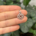 Sterling Silver Celtic Knot Charm Pendant