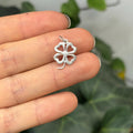 Sterling Silver Four Leaf Clover Charm Pendant