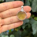 Sterling Silver Genuine Four Leaf Clover 3D Pendant
