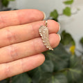 14k Rose Gold Angel Wing Charm Pendant