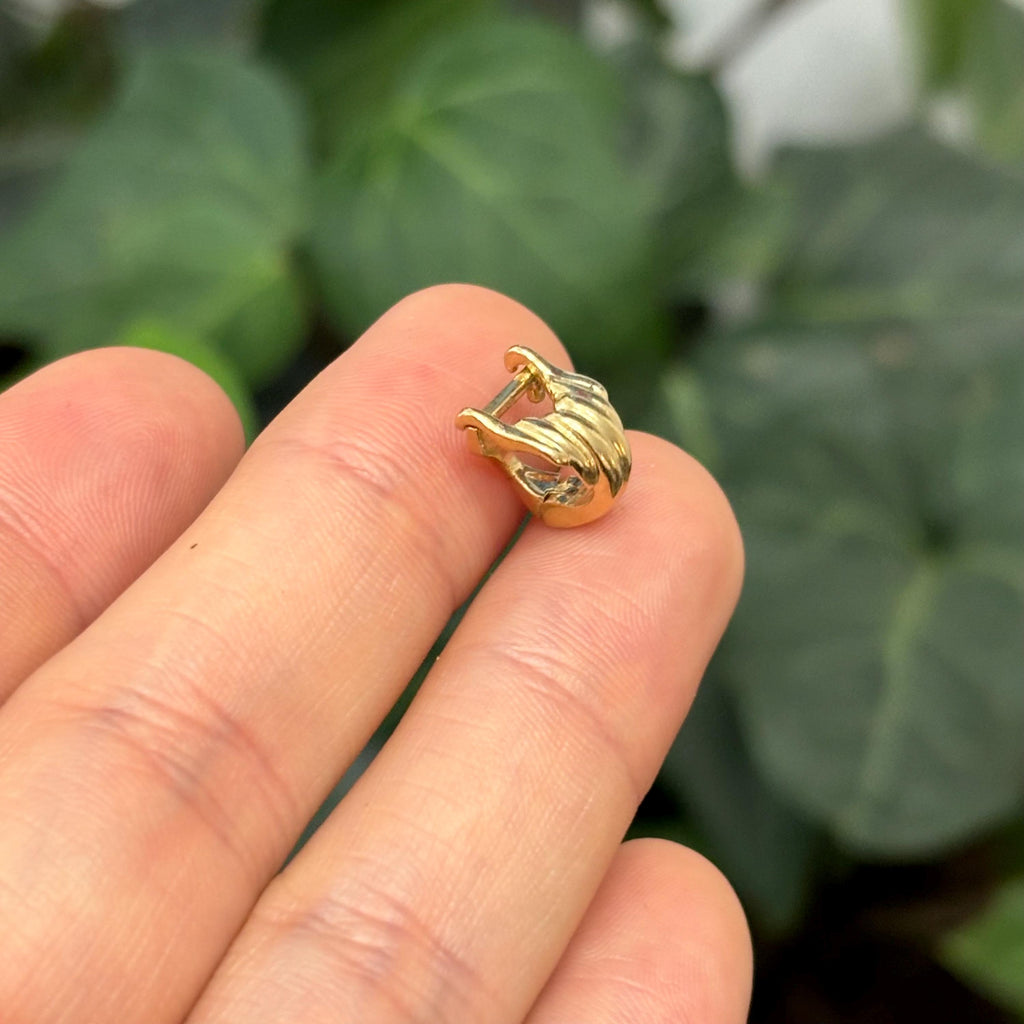 14k Yellow Gold Pendant Hanger