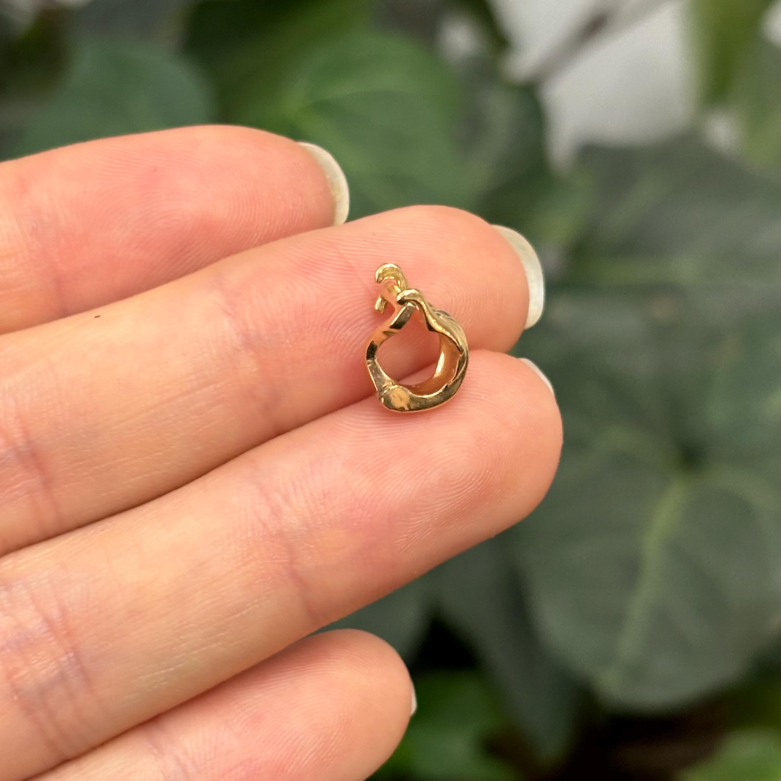 14k Yellow Gold Pendant Hanger