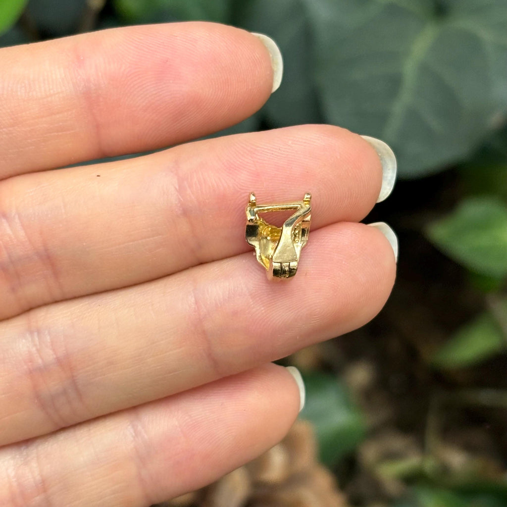 14k Yellow Gold Pendant Hanger