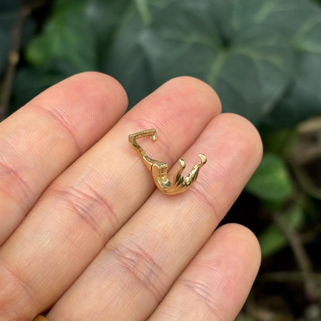 14k Yellow Gold Pendant Hanger