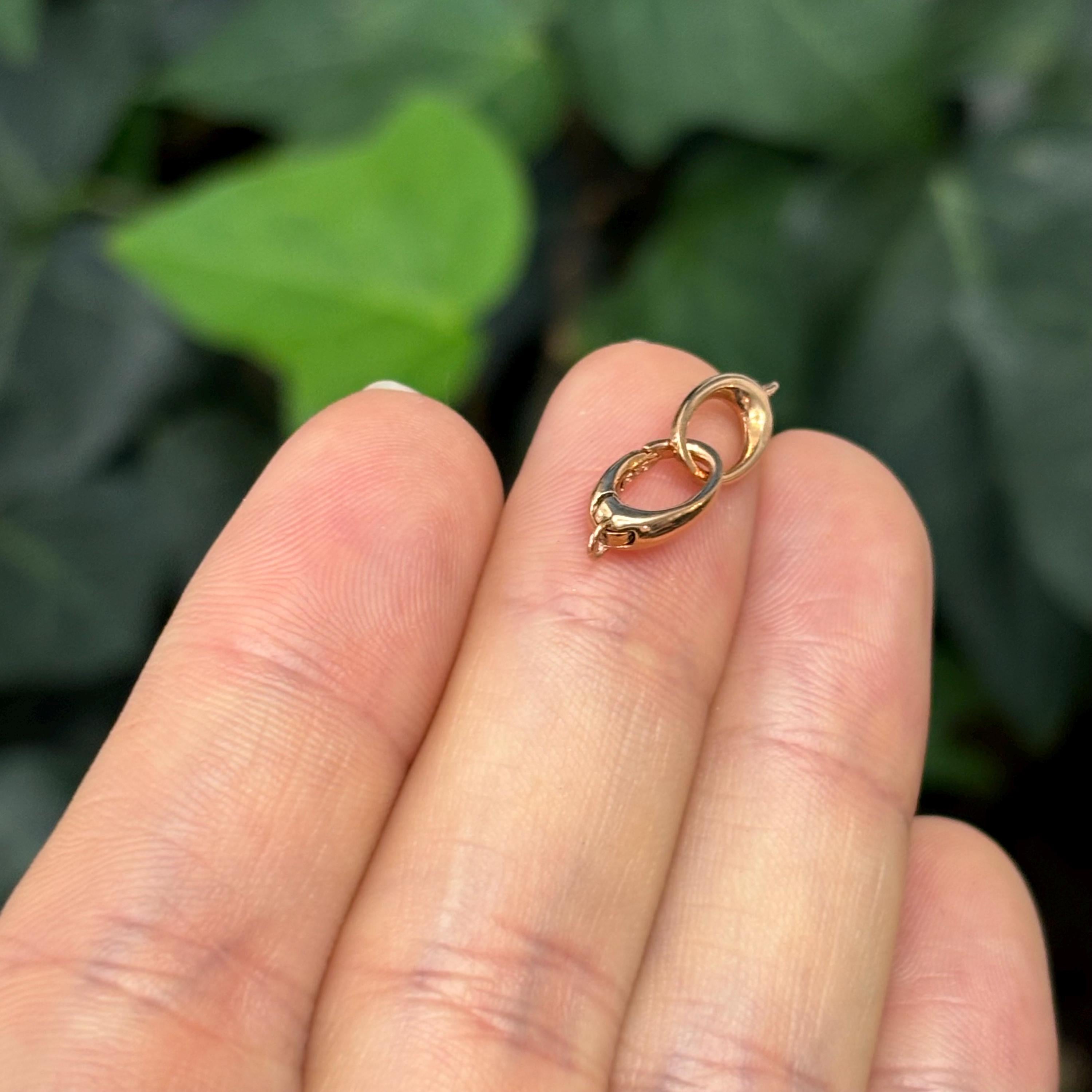 14k Rose Gold Double Triggerless Lobster Clasp