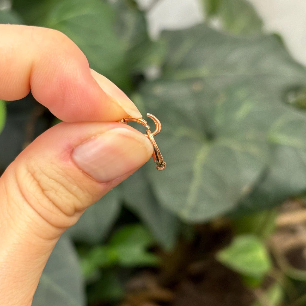 14k Rose Gold Double Triggerless Lobster Clasp
