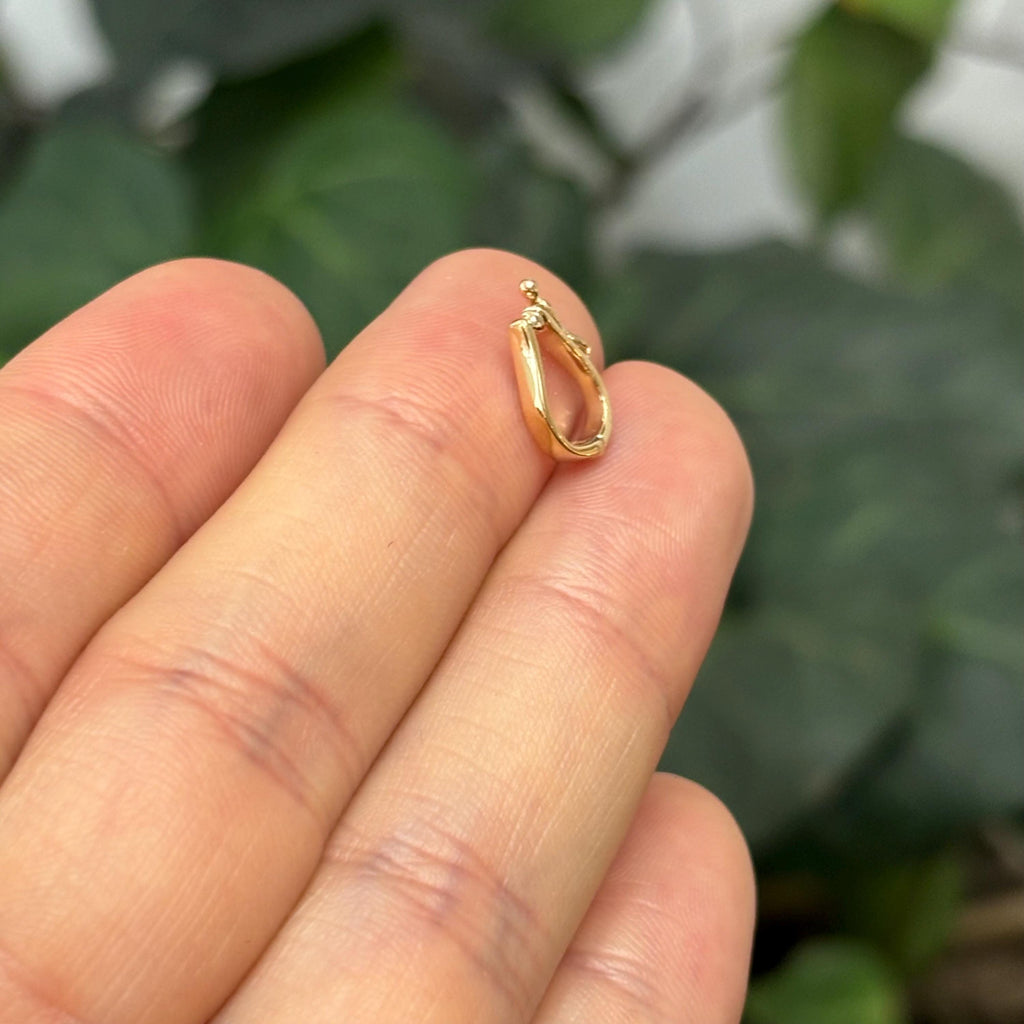 14k Yellow Gold Pearl Enhancer Pendant Hanger
