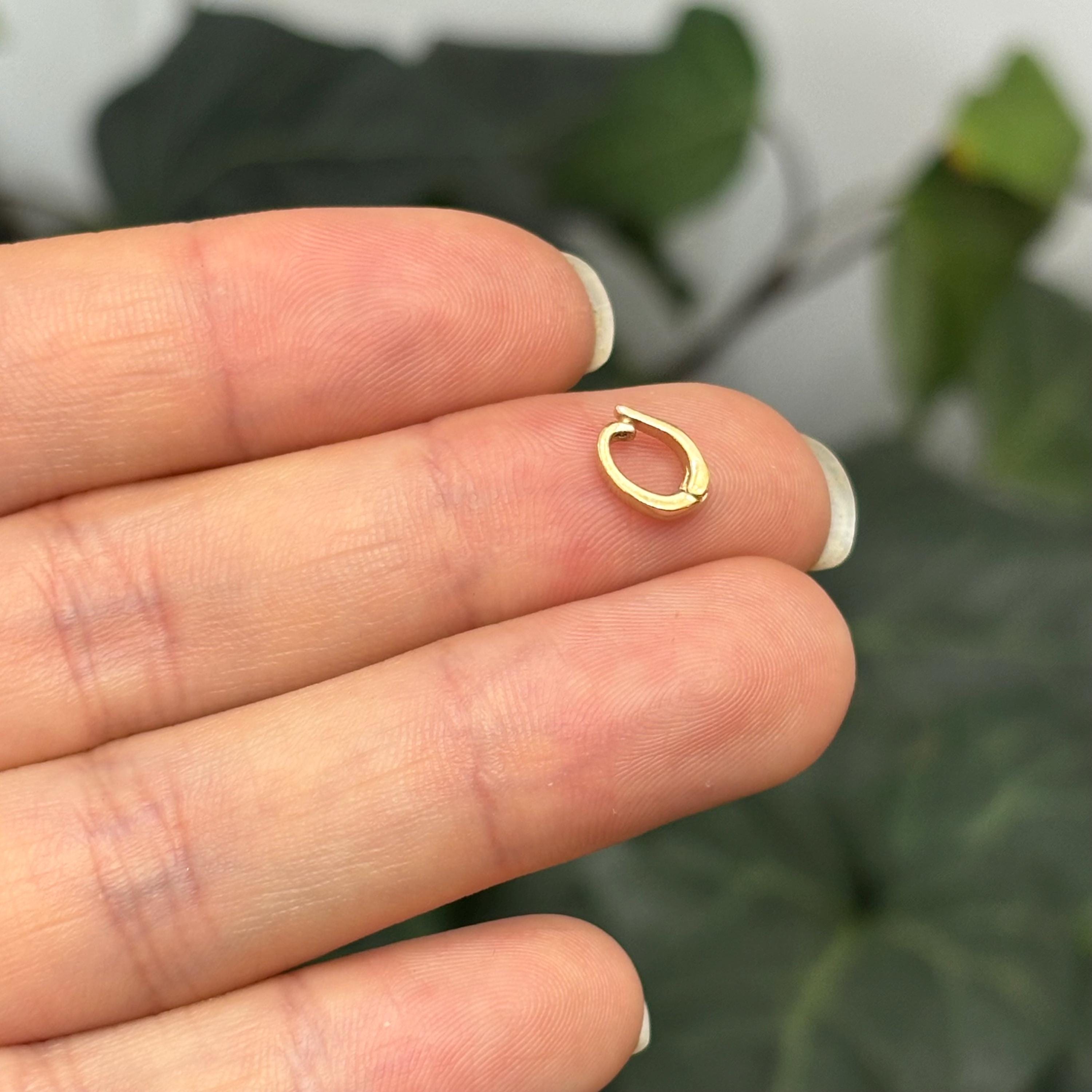 14k Yellow Gold Pearl Enhancer Pendant Hanger 5mm