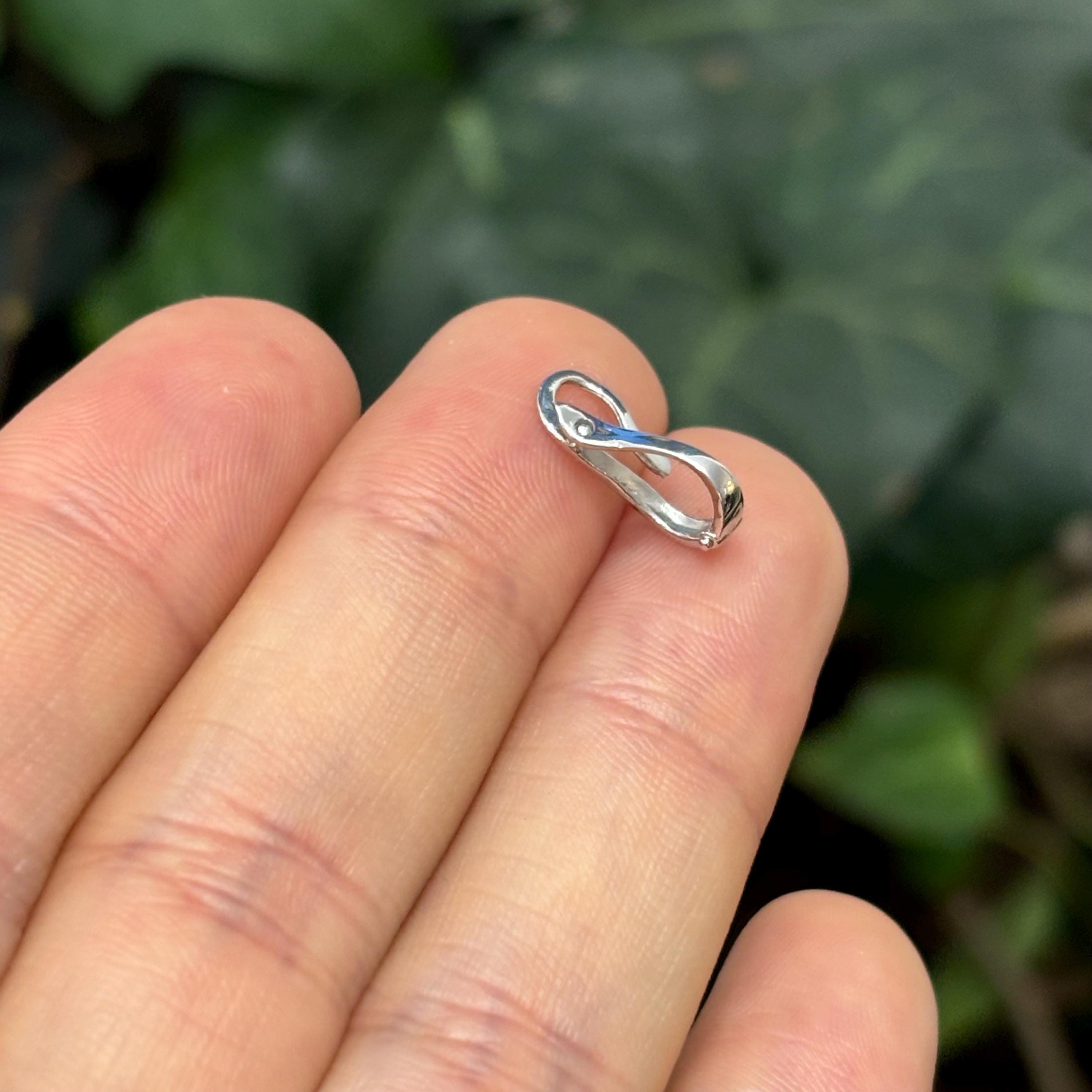14k White Gold Pearl Enhancer Pendant Hanger